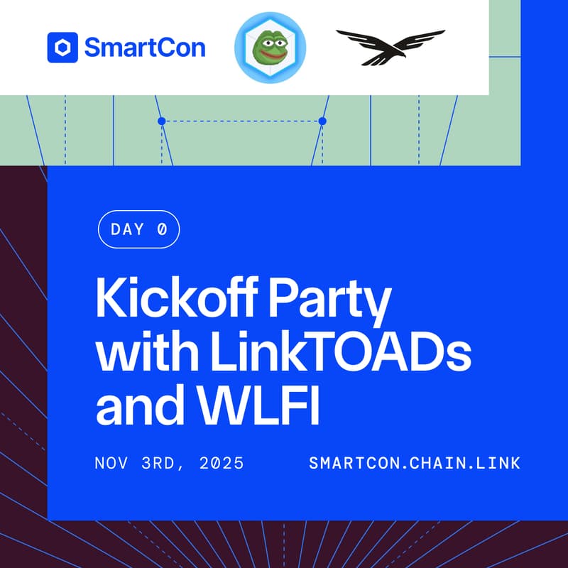 Cover Image for Day 0: Chainlink SmartCon Kickoff Party with LinkTOADs and World Liberty Financial