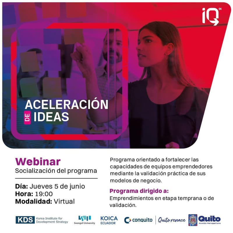 Cover Image for Webinar 2: Socialización del programa Aceleración de Ideas