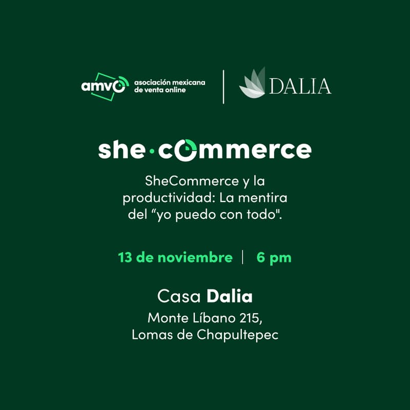Cover Image for SheCommerce by AMVO X Dalia Empower