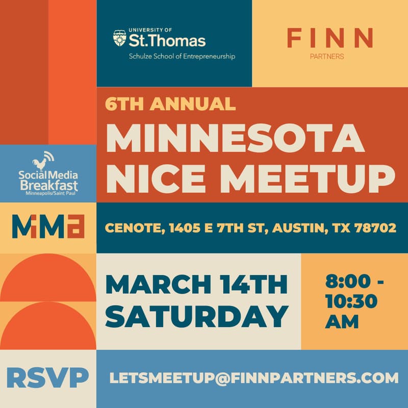 Cover Image for Minnesota Nice Meetup @ SXSW