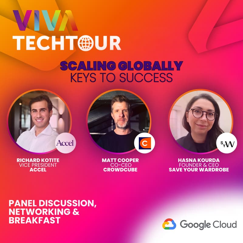 Cover Image for Scaling Globally, Keys to Success: VivaTech Startup Meetup, in partnership with Google Cloud