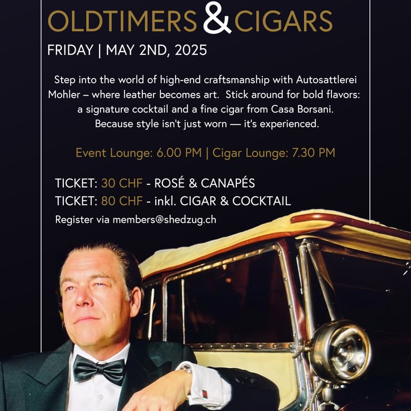 Cover Image for SHED Oldtimers & Cigars