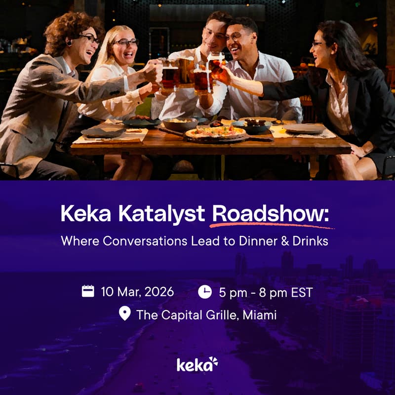 Cover Image for Keka Katalyst Roadshow: Where Conversations Lead to Dinner & Drinks