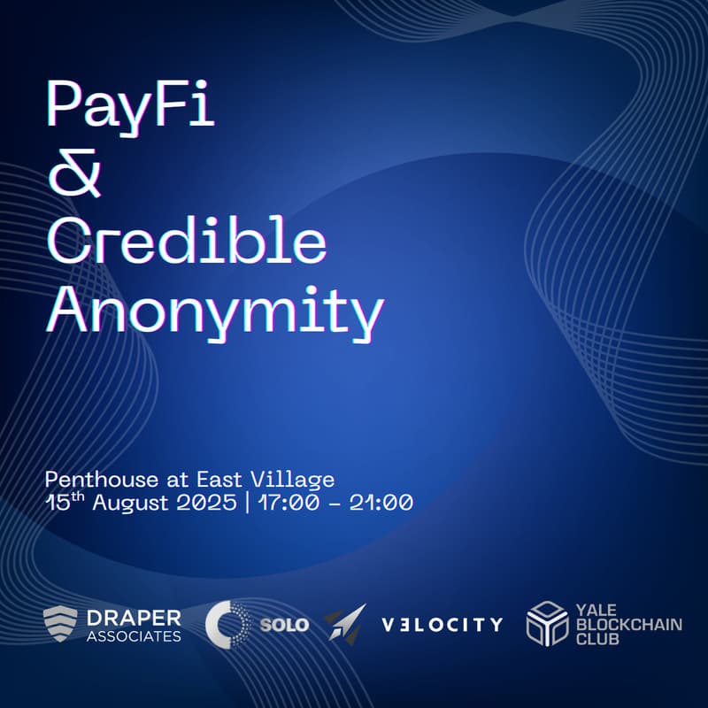Cover Image for EthNYC - PayFi & Credible Anonymity Friday Happy Hour