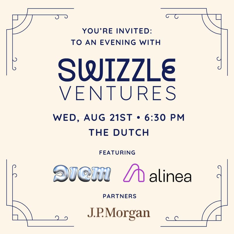 Cover Image for Swizzle Ventures Investor Dinner NYC