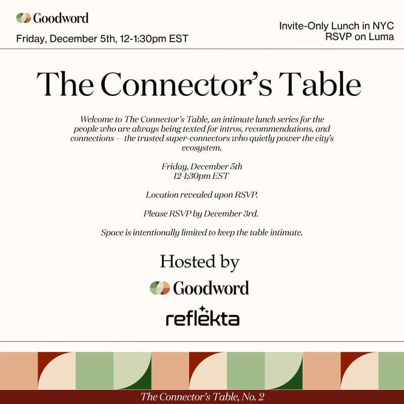 Cover Image for The Connector's Table by Goodword - No. 2