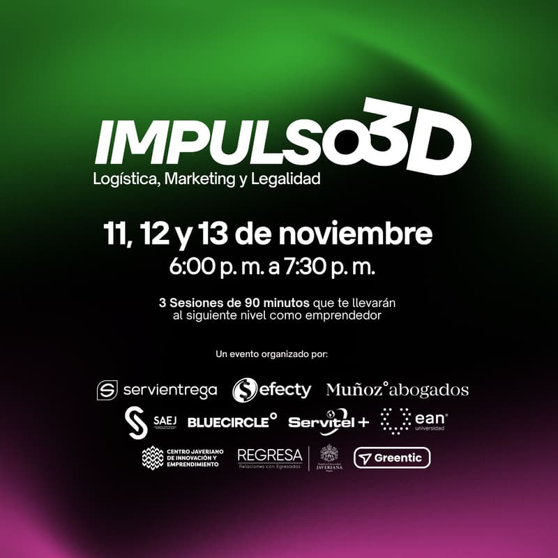 Cover Image for Emprende 3 - Un evento de Servientrega, SAEJ, Muñoz Abogados y BlueCircle