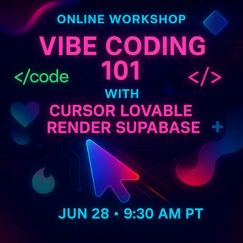 Cover Image for Vibe Coding 101 With Cursor Lovable Render Supabase