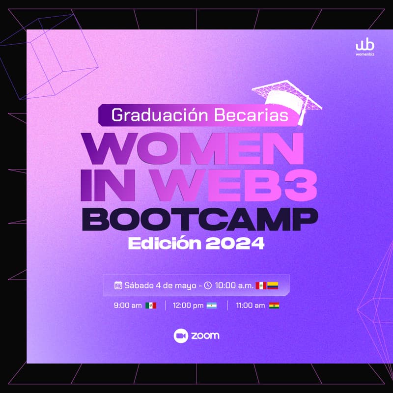 Cover Image for Graduación Becarias Women in Web3