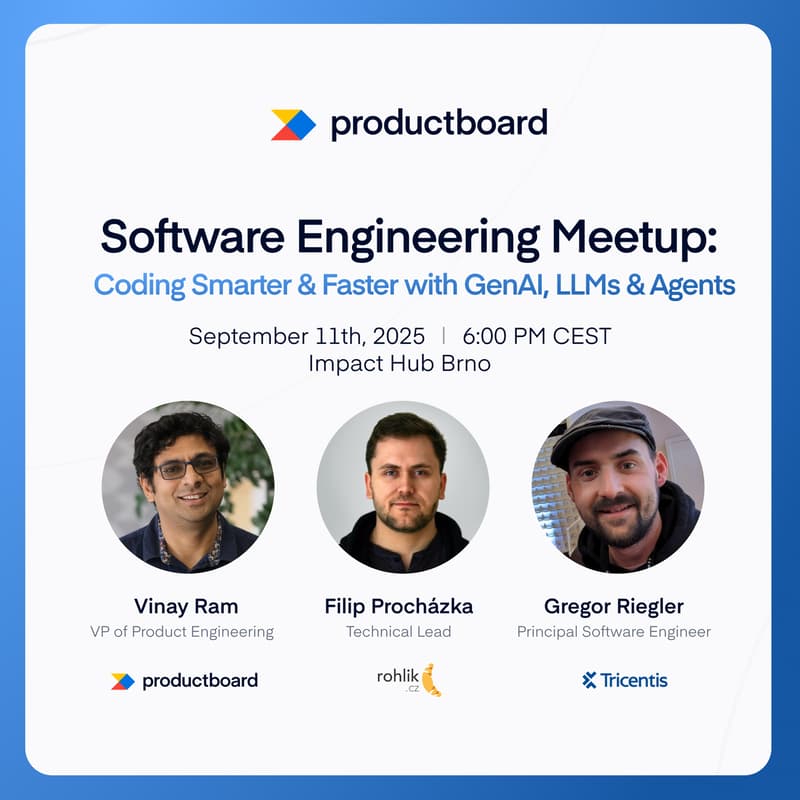 Cover Image for Software Engineering Meetup: Coding Smarter & Faster with GenAI, LLMs & Agents