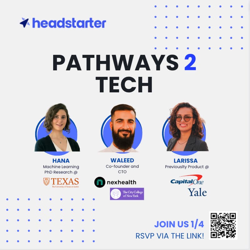 Cover Image for Pathways to Tech by Headstarter 🎉
