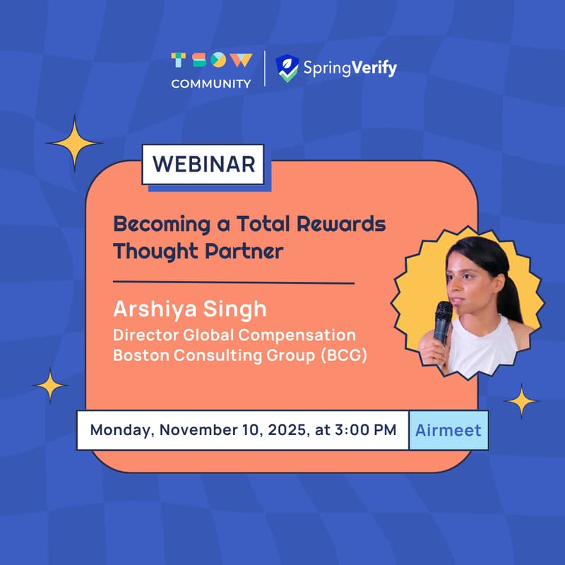 Cover Image for Becoming a Total Rewards Thought Partner