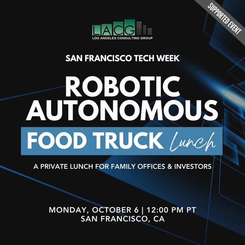 Cover Image for October 6: Robotic Autonomous Food Truck Lunch - SF