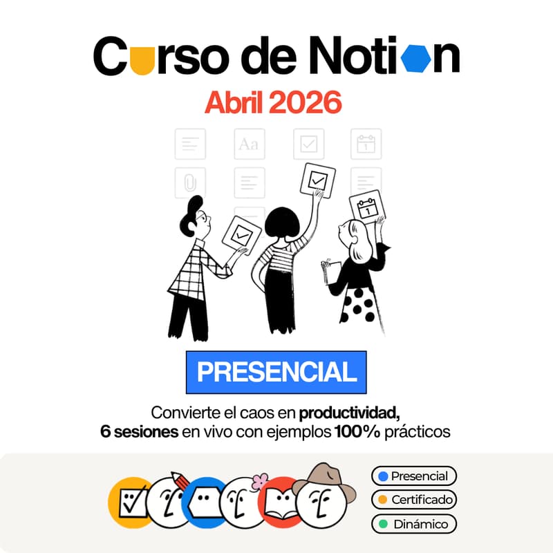 Cover Image for Curso de Notion - Presencial