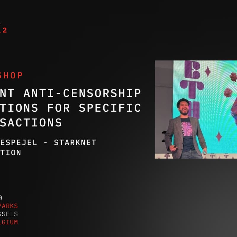 Cover Image for Workshop | Urgent Anti-Censorship Solutions for Specific Transactions