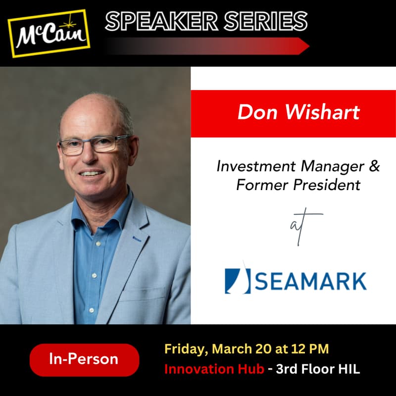 Cover Image for McCain Speaker: Don Wishart, Seamark Asset Management