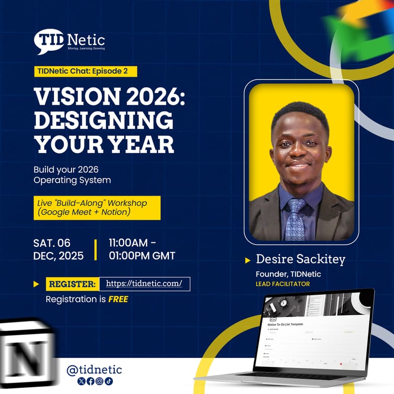 Cover Image for Vision 2026: Designing Your Year —Build Your 2026 Operating System