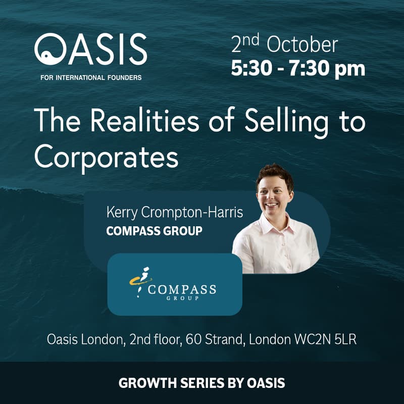 Cover Image for Growth Series by Oasis: The Realities of Selling to Corporates