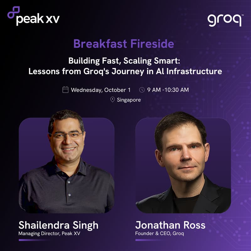 Cover Image for Breakfast Fireside | Building Fast, Scaling Smart: Lessons from Groq’s Journey in AI Infrastructure