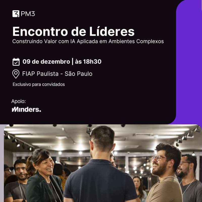 Cover Image for Encontro de Líderes | Powered by Minders