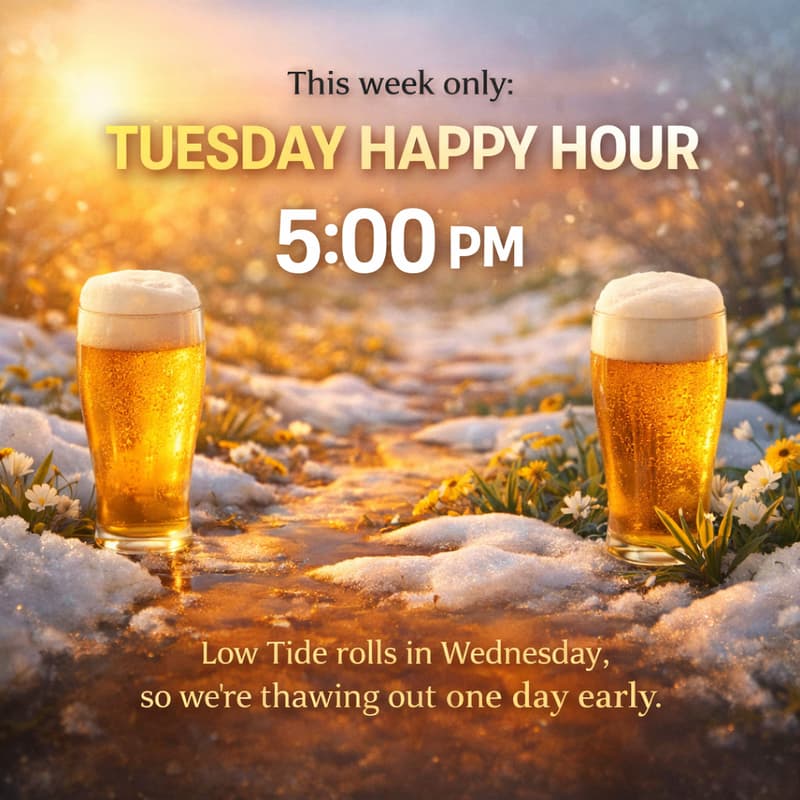 Cover Image for March Happy Hour (Tuesday Edition Part 2)