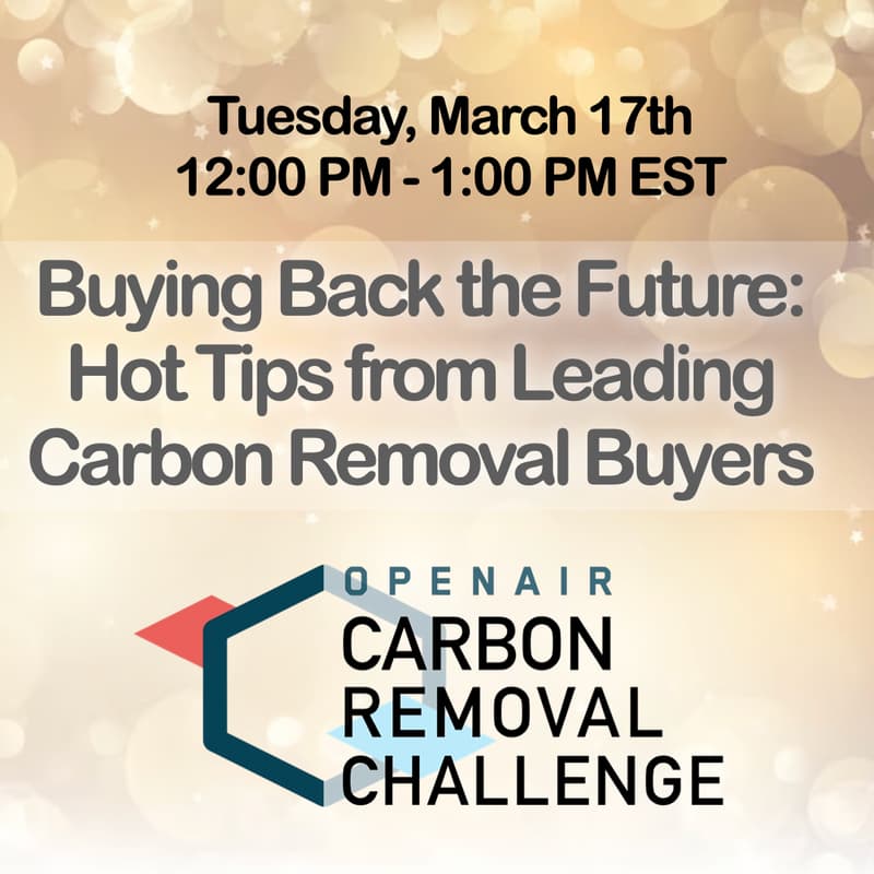 Cover Image for Buying Back the Future: Hot Tips from Leading Carbon Removal Buyers