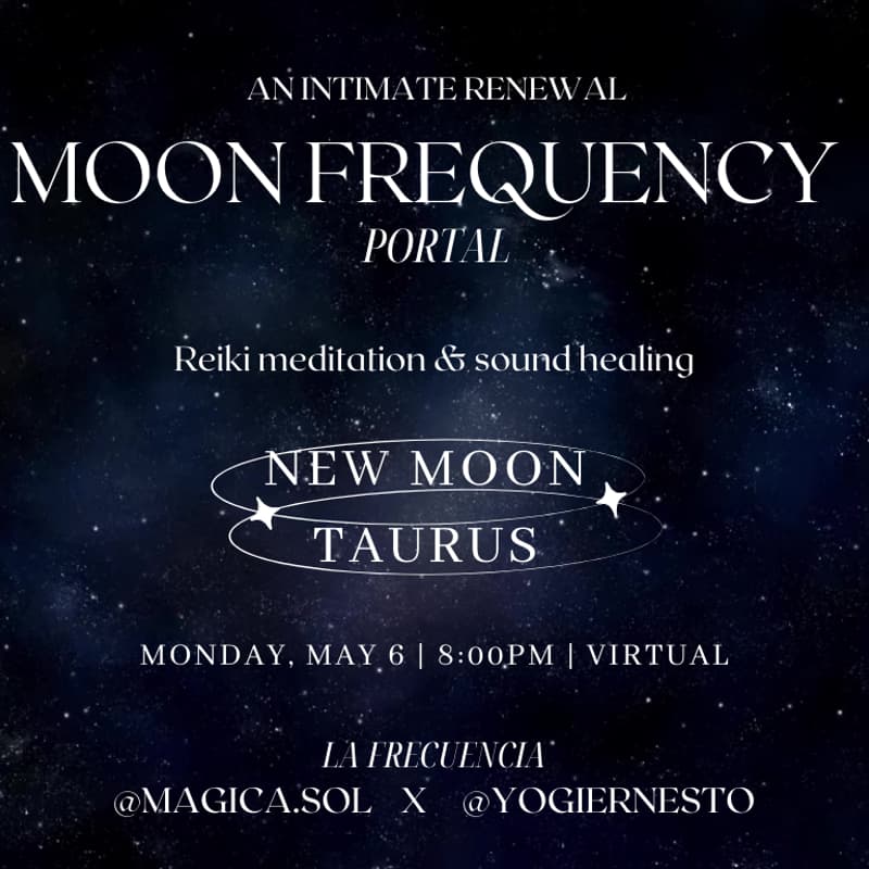 Cover Image for Moon Frequency Portal | Petite Sound Bath & Reiki Experience