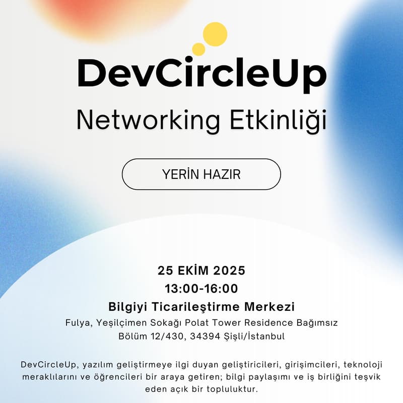 Cover Image for DevCircleUp - Tanışma & Networking