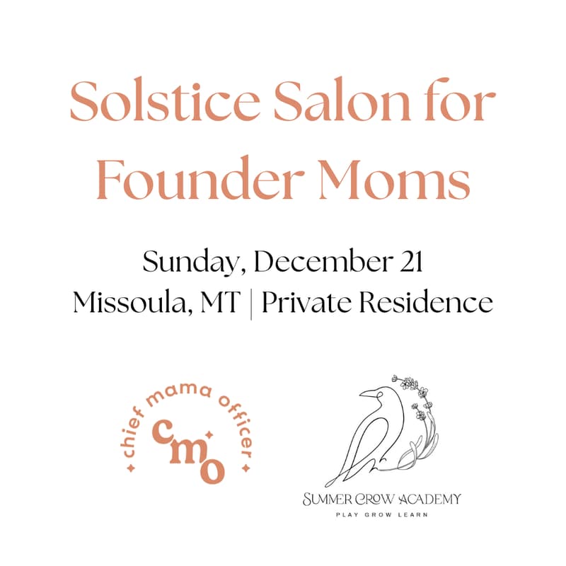 Cover Image for Solstice Salon for Founder Moms