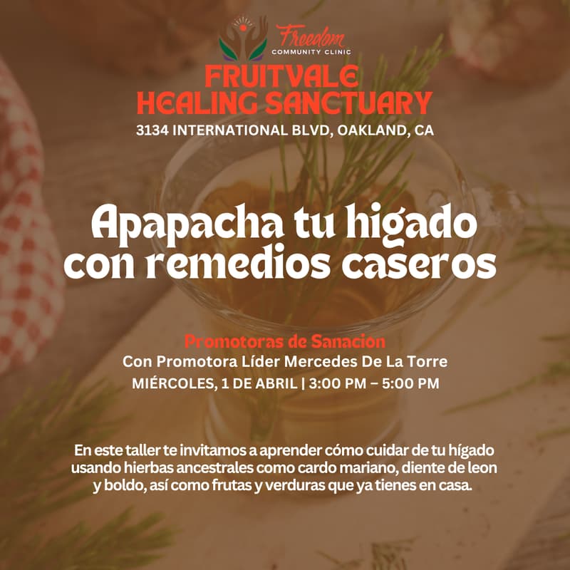 Cover Image for Promotoras de Sanación: Apapacha tu higado con remedios caseros