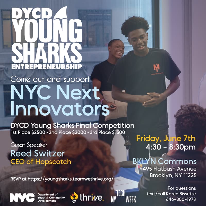Cover Image for NYC DYCD Next Innovators NYC #TechWeek