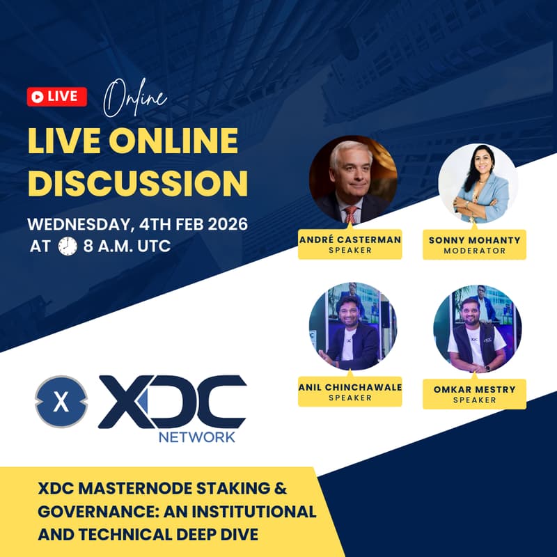Cover Image for XDC Masternode Staking & Governance: An Institutional and Technical Deep Dive