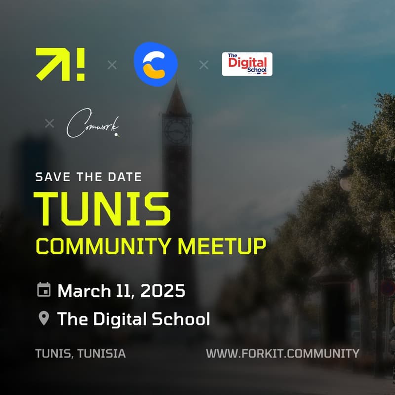 Cover Image for Fork it! Meetup Tunis #2 , Tunisia