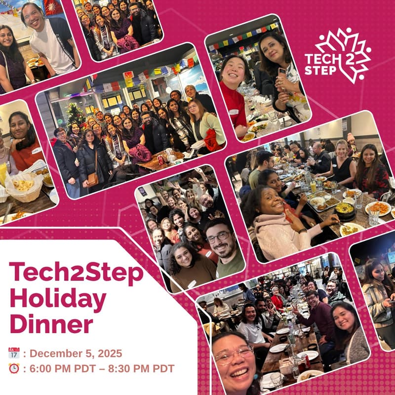 Cover Image for Tech2Step Holiday Dinner: Celebrating Connections & Community