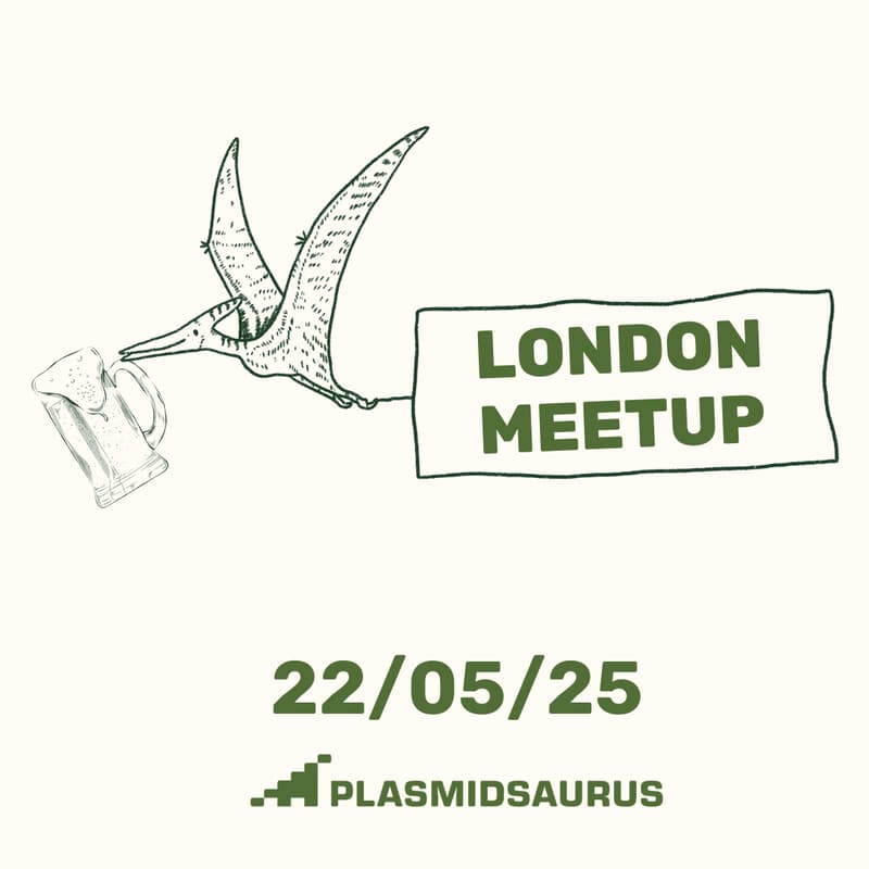 Cover Image for Plasmidsaurus London Meetup