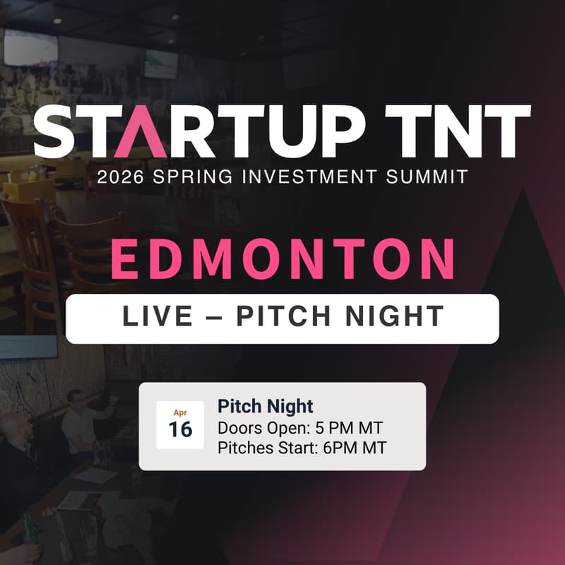 Cover Image for Startup TNT - Pitch Night - Edmonton