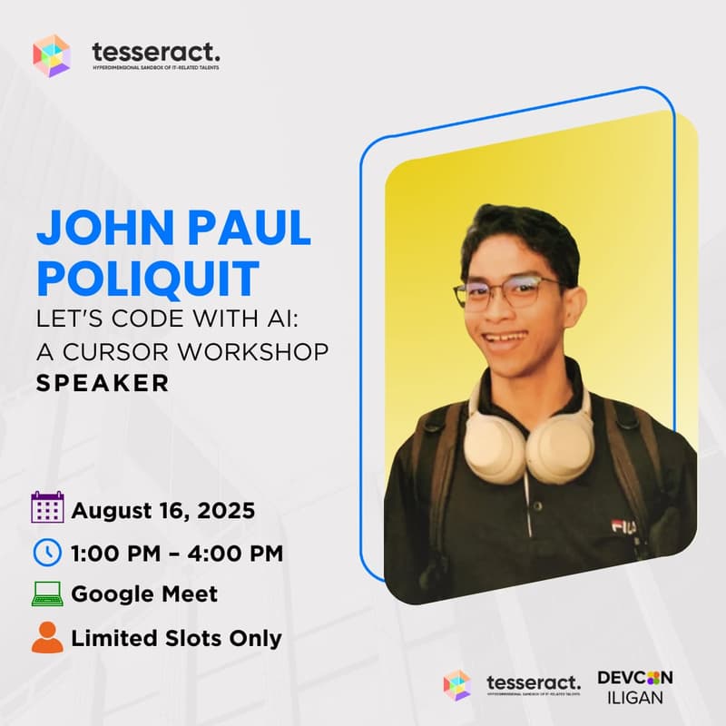 Let's Code with AI: A Cursor Workshop · Luma