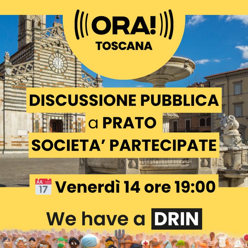 Cover Image for Discussione Pubblica Società Partecipate a Prato