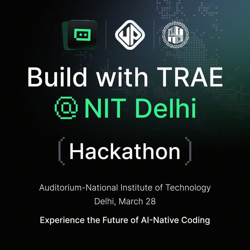 Cover Image for Build With Trae @NIT Delhi