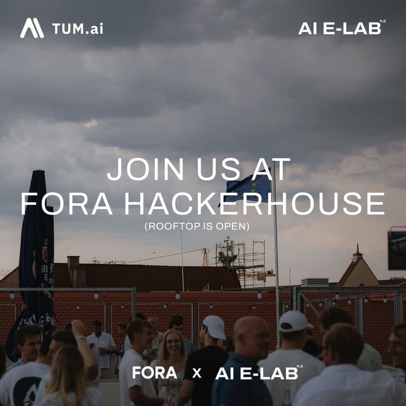Cover Image for Info Session - TUM.ai E-Lab x FORA