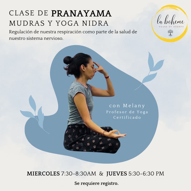 Cover Image for 🧘🏽‍♀️ Clase de Pranayama, Mudras y Yoga Nidra ✨