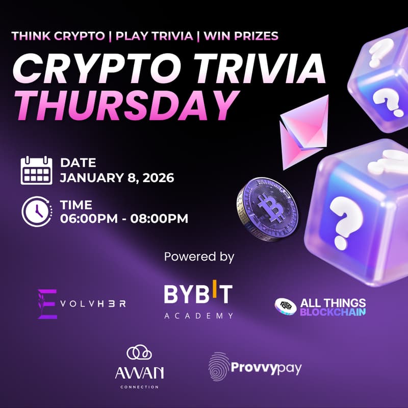 Cover Image for Crypto Trivia Thursday: Think Crypto | Play Trivia | Win Prizes