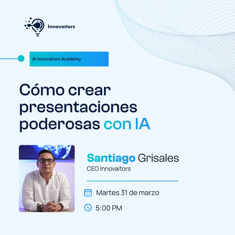 Cover Image for Cómo crear presentaciones poderosas con IA- AI Innovation Academy
