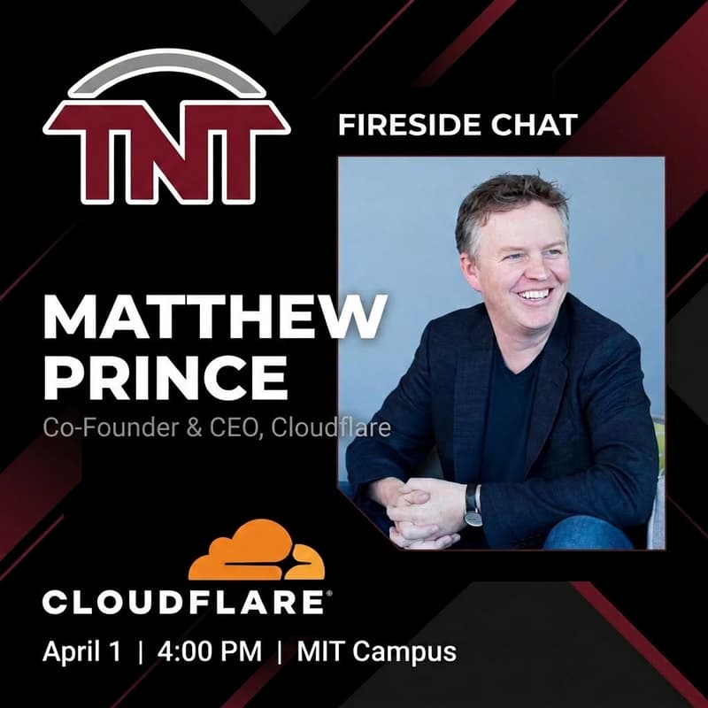 Cover Image for Fireside Chat with Cloudflare CEO Matthew Prince | Presented by TNT