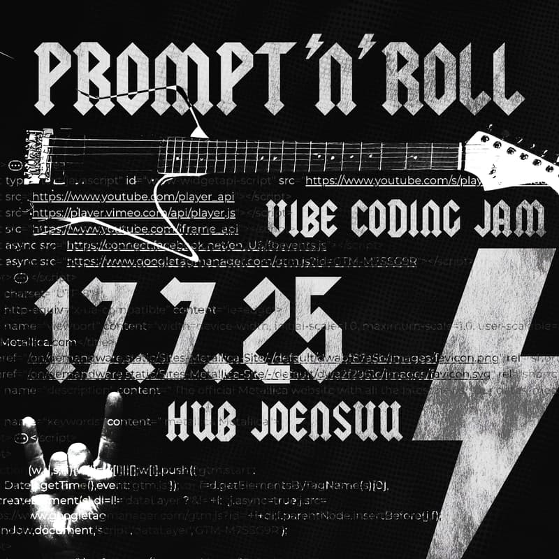 Cover Image for Prompt 'n' Roll: Vibe coding jam
