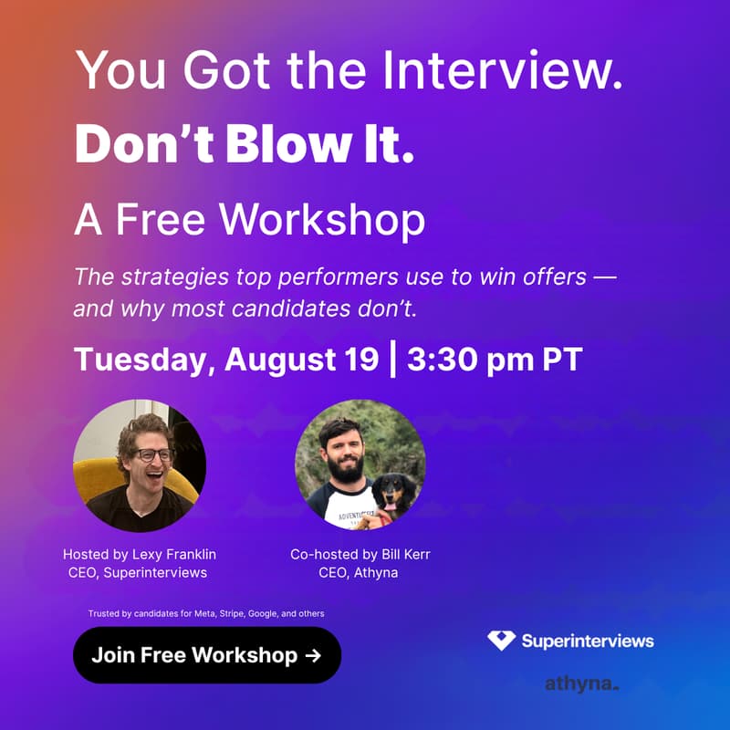 Cover Image for [Free Workshop] You Got the Interview, Don't Blow It -- Co-hosted w/ Bill Kerr