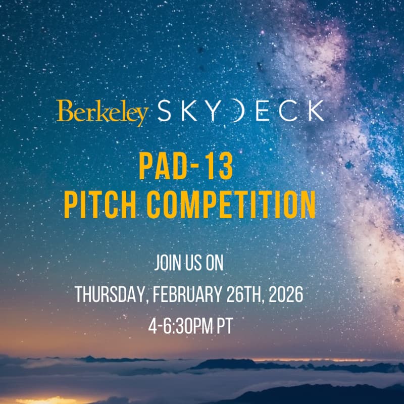 Cover Image for SkyDeck's Pad-13 Pitch Competition (Batch 21)