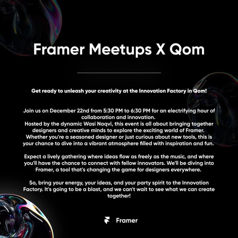 Cover Image for Community Qom Meetup