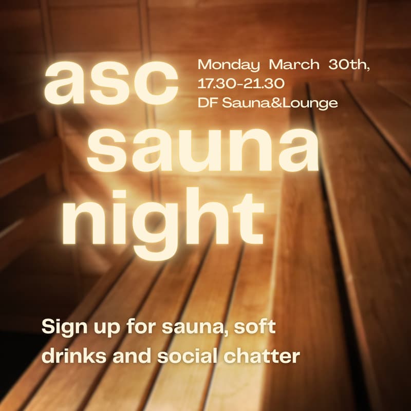 Cover Image for ASC Sauna Night