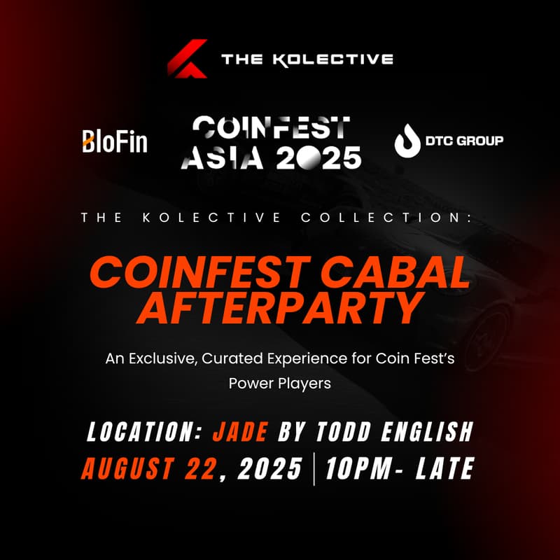Cover Image for The KOLective Cabal Networking Mixer + Coinfest Afterparty